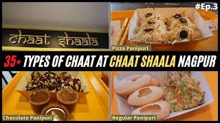 35+Chaatsin Chaat Shaala Nagpur |Pizza, Snickers ,Beer, Chocolate Panipuri | Nagpur Food| TFY