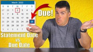 Credit Cards 101: Statement Dates vs Due Date