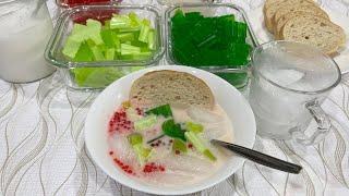 Shwe Yin Aye -a traditional Myanmar/Burmese dessert/summer deserts