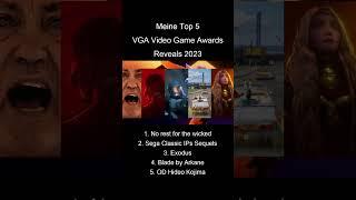 My Top 5 VGA Videogame Awards 2023 Reveals