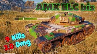 AMX ELC bis - 9 Frags 3.0K Damage, Master by player K4RKA