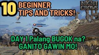 TOP 10 Essential Tips and Tricks for Beginners in NIGHT CROWS GLOBAL | NFT GAME | PLAY TO EARN