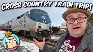 Cross Country Train Trip Day 1 - Boarding the California Zephyr at Union Station in Chicago, IL