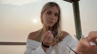 ASMR By The Water (Relaxing Whisper, Waves, Nature Sounds)