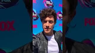 Kyle Harris at TCA blue carpet