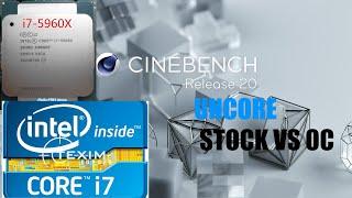 CORE I7 5960X UNCORE TEST STOCK VS OVERCLOCKED | IS THERE ANY BENEFIT?