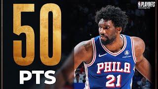 Joel Embiid Joins Allen Iverson In Sixers Playoff HISTORY!  #PLAYOFFMODE | April 25, 2024