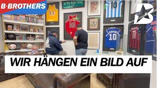 Renovierung im B-Brothers Store - Wir hänge ein Bild auf