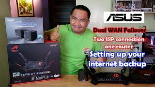 ASUS Dual WAN: Internet backup configure and test | JK Chavez