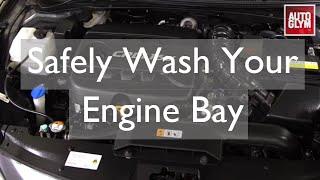 How to safely wash your engine with water