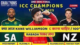 SA vs NZ | Dream Team | Match Prediction | CT 2025 Semi Final  2 | SA vs NZ | Fantasy Team today