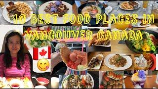 10 best food places (bento, ramen, poke) and best gelato ice cream in Vancouver Burnaby Canada