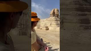 Visiting The Great Pyramids of Giza #egypt #travel #egyptvlog