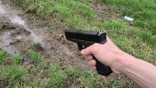 Shooting a glock 19 gen 5 into water.