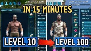 HOW TO LEVEL UP THE FIRST 50 LEVELS IN BRUTAL MODE |Ark Survival Evolved Mobile