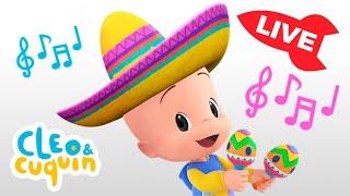  DIRECTO  Canciones infantiles de Cleo y Cuquín - Música para niños sin parar