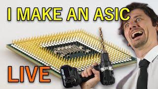 LIVE: Making a custom ASIC design feat. legendary Matt Venn