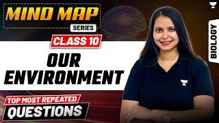 Class 10 Biology | Our Environment | Mind Map + Most Repeated Questions | Boards 2025 | Kajal Mam