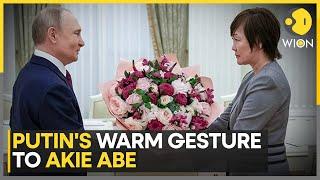 Putin Offers Limousine Ride to Shinzo Abe’s Widow Akie During Heartfelt Meeting | WION