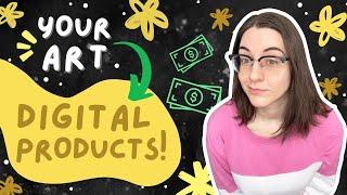 How to start selling digital products in 2025 | Digital products for artists