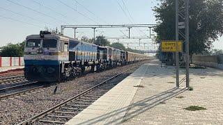 WDP4D in action - Shalimar Express & Muzaffarpur Express with WDP4D locomotives - Indian Railways