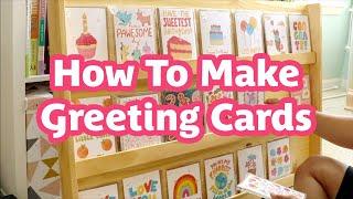 How To Make Greeting Cards At Home | Materials & Supplies, Full Process, + Tips