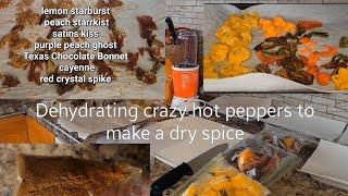 Dehydrating peppers In The Oven, How To Make Hot Pepper Dry spice At Home