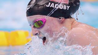 17-year-old Lydia Jacoby stuns with gold medal swim in 100m breaststroke