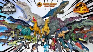 ALL 90 Unique Jurassic World Carnivorous Dinosaurs Toys in One Video! Every Single Species Mattel