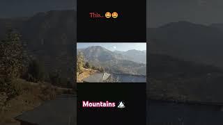 Mountains paradise  #nature #like #shorts #subscribe #travel #kashmir #mountains #trending #calm