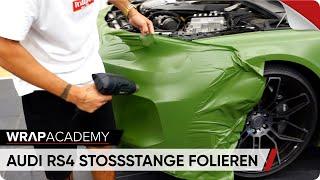 Stosstange folieren lernen | Schritt für Schritt | Audi RS4