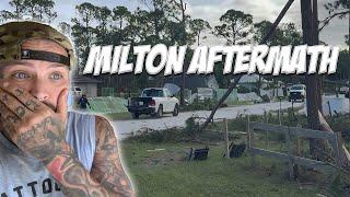 HURRICANE MILTON CHOAS AND AFTERMATH.. TORNADOS DESTROYED EVERYTHING....