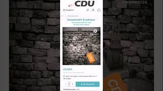 Auslaufmodell Brandmauer im CDU SHOP #Brandmauer #CDU #KopfschMERZ