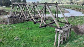 Abandoned remnants of the old Motu Railway - East Cape New Zealand