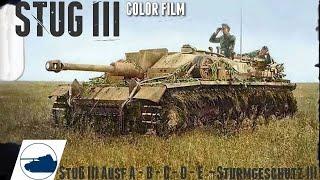 WW2 Color footage StuG III  - Sturmgeschütz III.