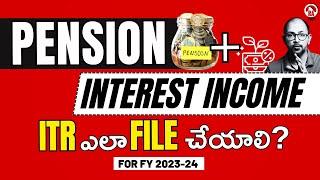 Pensioners Income Tax Return Filing | Pensioners Income Tax Return Telugu | Rapics Telugu