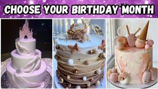 Choose Your Birthday Month And See Your Birthday Cake | Birthday Month Challenge #chooseone