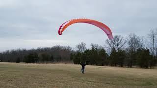 Ben's first kiting.