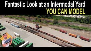 INTERMODAL YARD VIDEO! A fantastic look at one you can model!