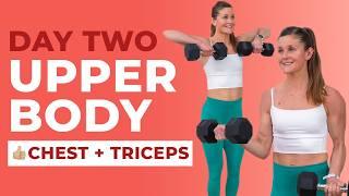 Build 30 Day 2: 30-Minute Arm Workout (Chest and Triceps)