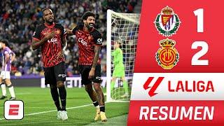 MALLORCA vence a VALLADOLID y SE INSTALA en puestos de CHAMPIONS. Goles de LARIN y VALERY | La Liga