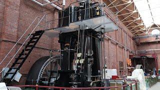 DIAMOND ROPE WORKS INVERTED COMPOUND STEAM ENGINE "LILY" - BOLTON STEAM MUSEUM ENGINE SPOTLIGHT #4