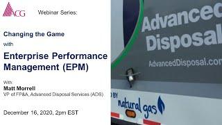 Changing the Game with Enterprise Performance Management (EPM)