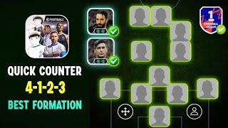 New 4-1-2-3 is HERE  OP Quick Counter Best Formation Of All Time In eFootball 2025 