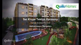 Sai Krupa Tekton Harmony | Mahadevpura | Bangalore | Apartment tour | Quikr Homes