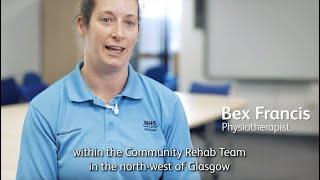 CSP Physio careers, community rehab physio Bex Francis