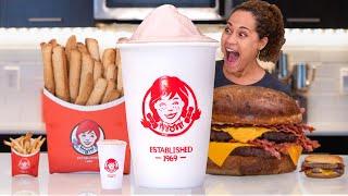 World's BIGGEST Wendy's Frosty?? | How To Cake It ft. Hellthy Junk Food | Yolanda Gampp