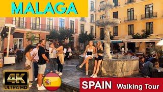  MALAGA, Spain Walking Tour 4K UHD 60fps