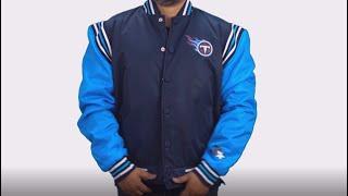 Tennessee Titans || Varsity Blue Bomber Jacket Collection || At William Jacket.