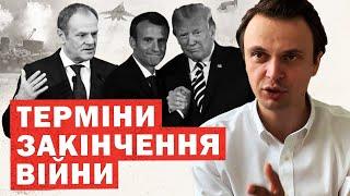 Перша заява зі США про дату закінчення війни! Макрон тисне на Трампа. Інсайди та аналіз